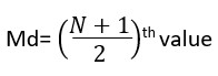 MEDIAN - DEFINITION AND CALCULATION