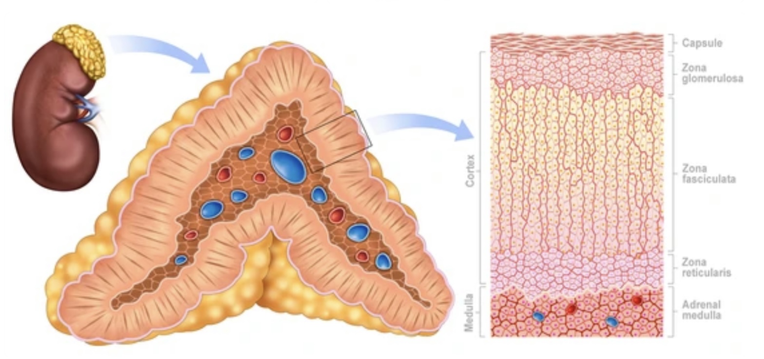 Read more about the article ADRENAL GLAND FUNCTIONS AND DISORDERS